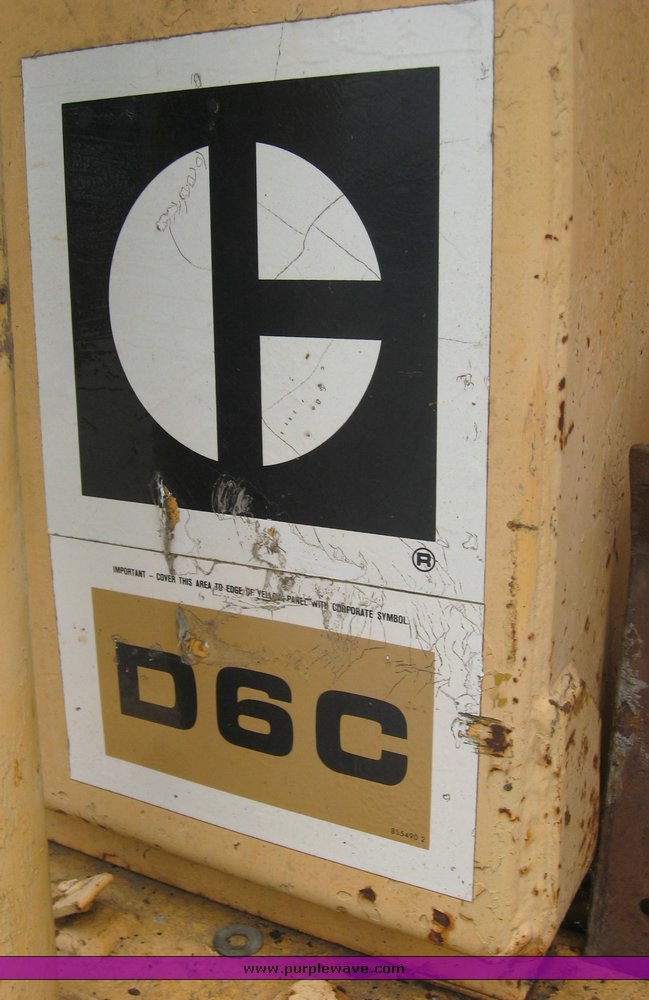 image for item 8632 Caterpillar D6C track dozer