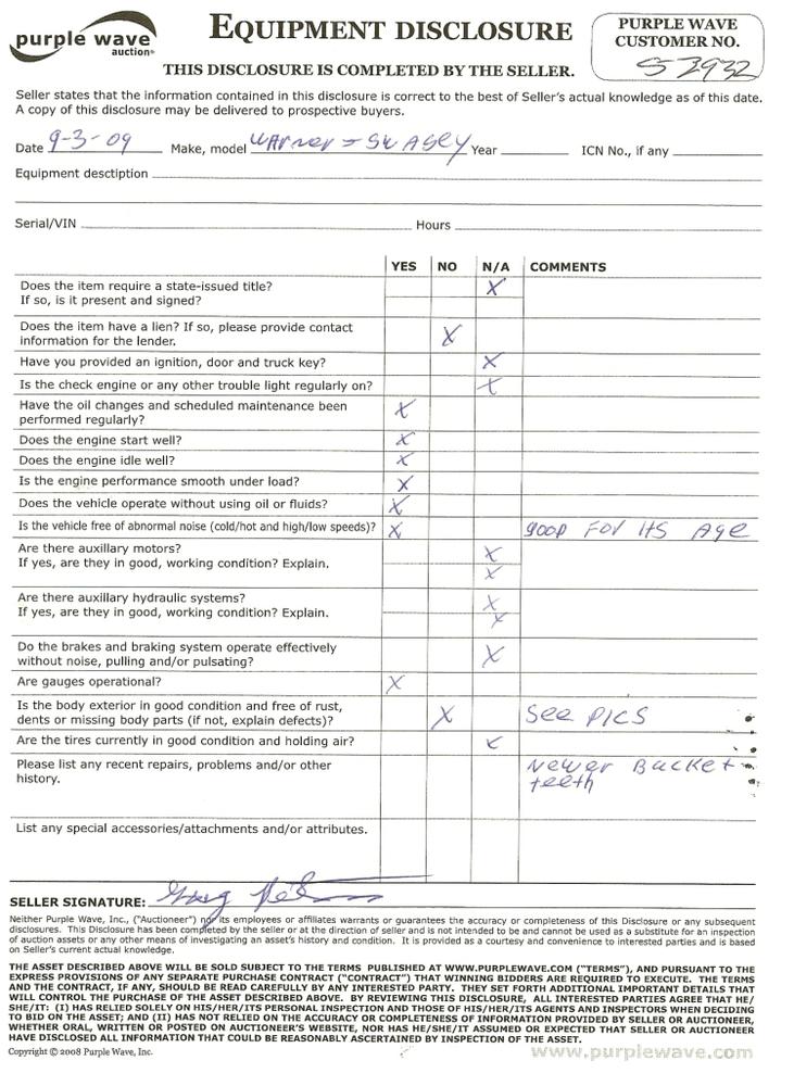 image for item 4562 Warner And Swasey 211 hydraulic excavator