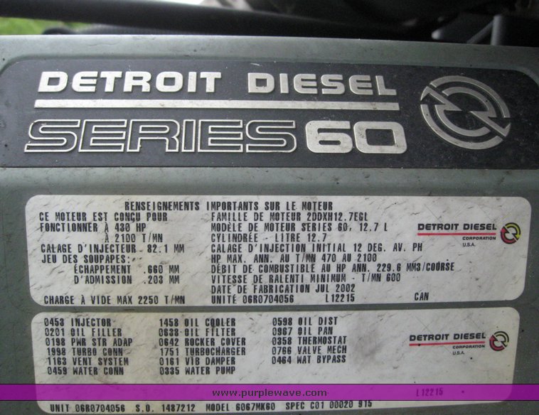 image for item 6945 2003 Freightliner Convensional FLD120