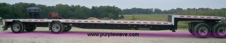 image for item 6949 2007 Doonan 53'L x 102"W steel-aluminum combo spread axle step-deck trailer