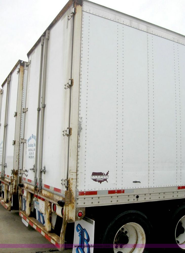 image for item 8068 1999 Wabash 53' dry van trailer