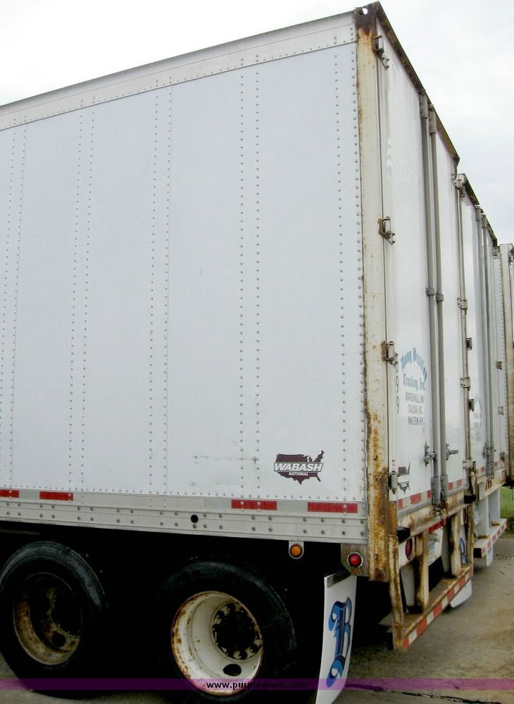 image for item 8068 1999 Wabash 53' dry van trailer