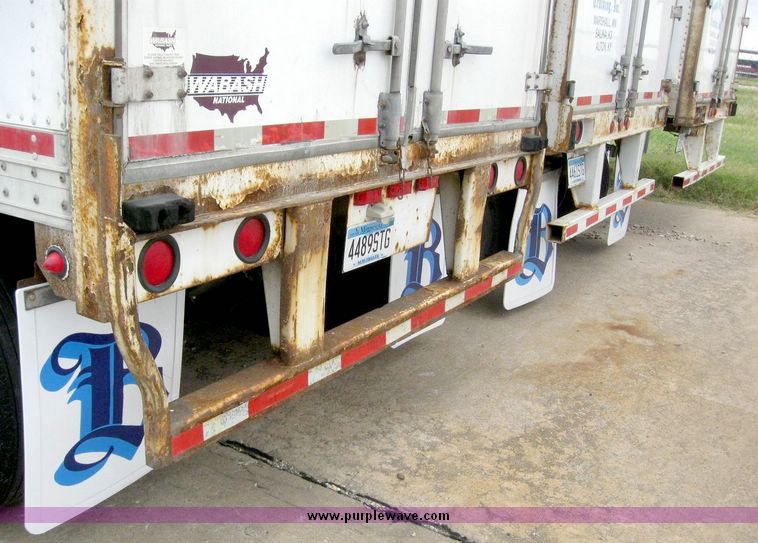 image for item 8068 1999 Wabash 53' dry van trailer