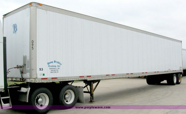 image for item 8069 1999 Wabash 53' dry van trailer