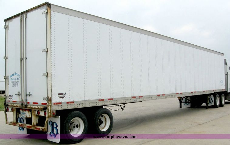 image for item 8069 1999 Wabash 53' dry van trailer