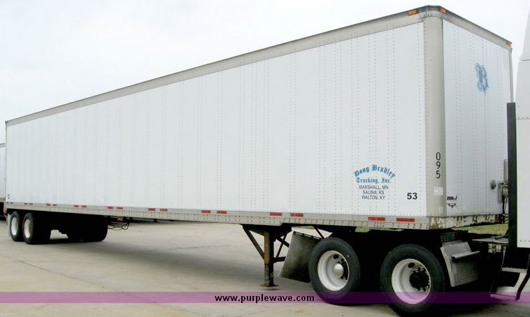 image for item 8069 1999 Wabash 53' dry van trailer