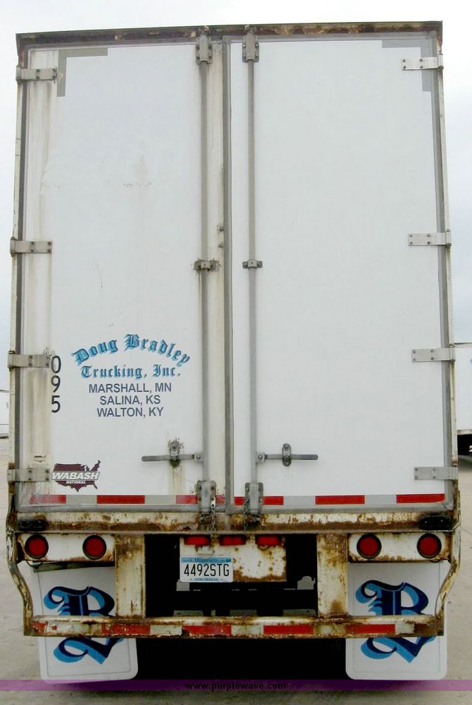 image for item 8069 1999 Wabash 53' dry van trailer