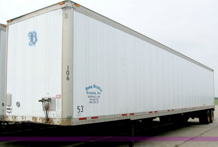 image for item 8070 1999 Wabash 53' dry van trailer