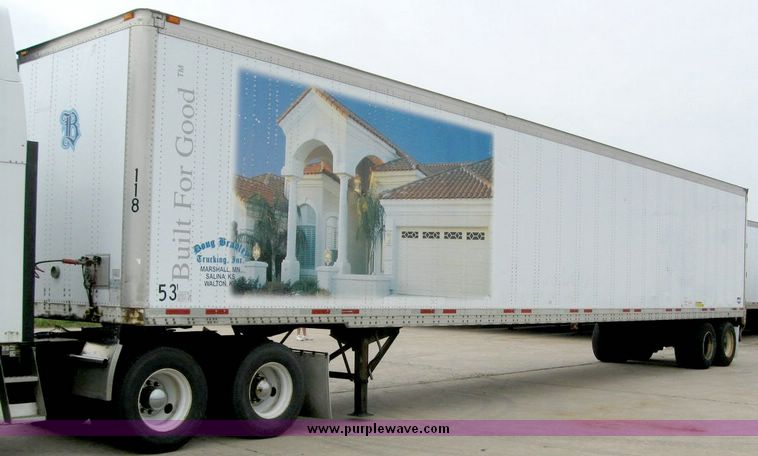 image for item 8071 1999 Wabash 53' dry van trailer