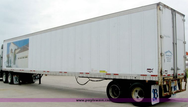 image for item 8071 1999 Wabash 53' dry van trailer