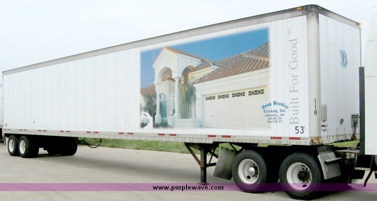 image for item 8071 1999 Wabash 53' dry van trailer