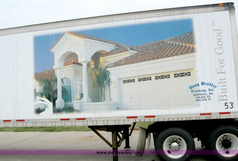 image for item 8071 1999 Wabash 53' dry van trailer