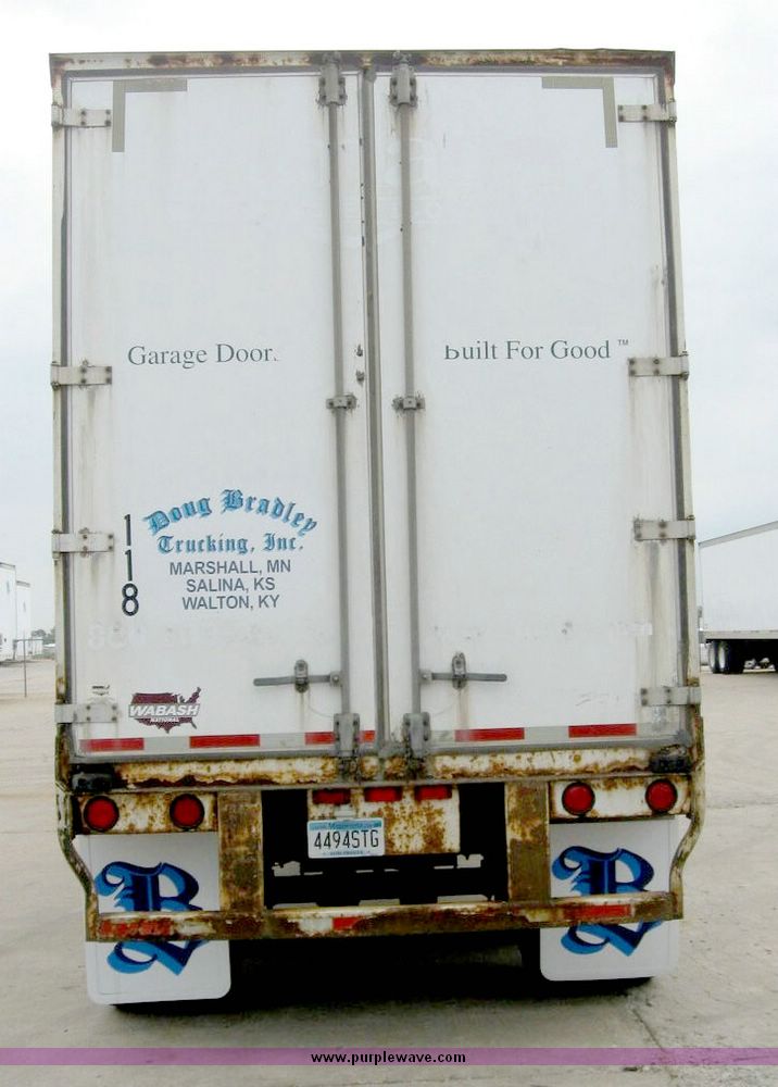 image for item 8071 1999 Wabash 53' dry van trailer