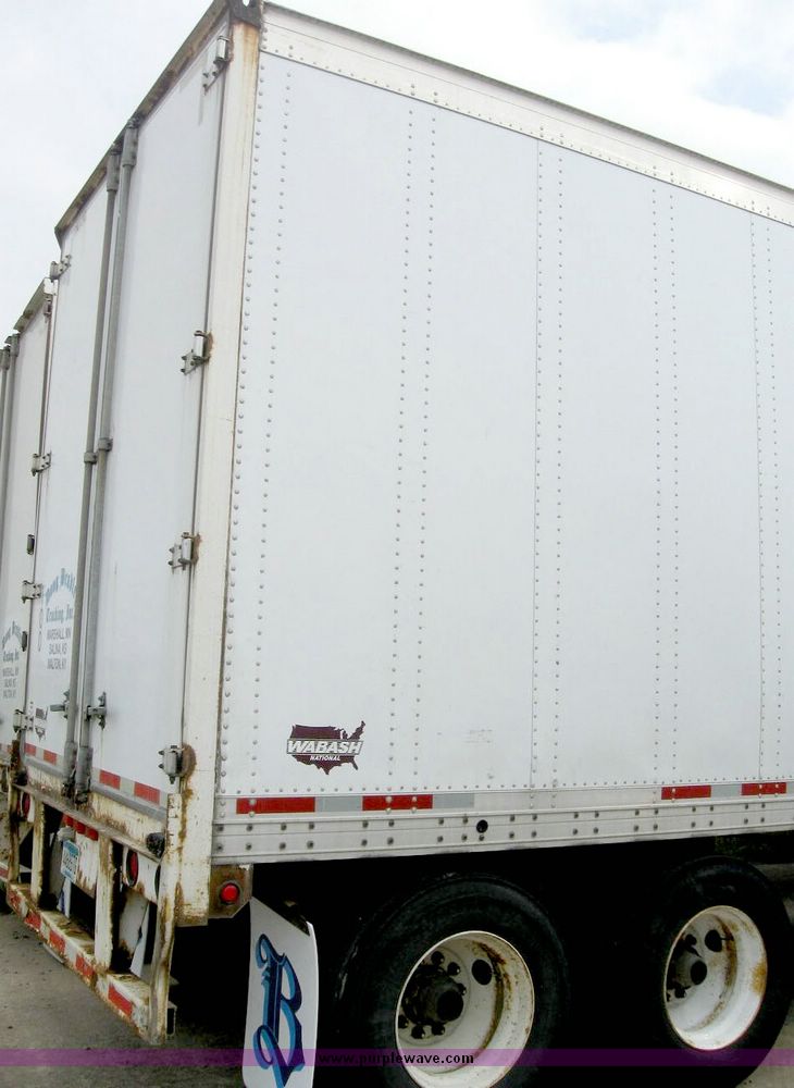 image for item 8072 1999 Wabash 53' dry van trailer