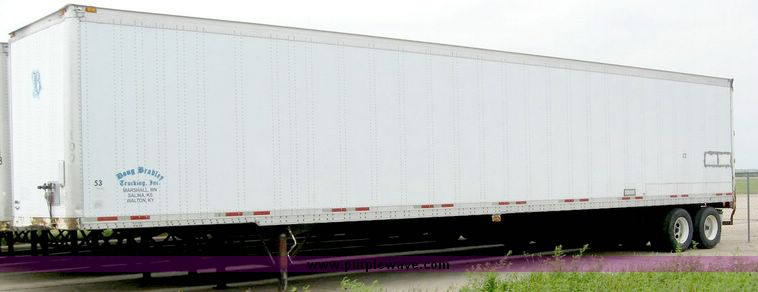 image for item 8072 1999 Wabash 53' dry van trailer
