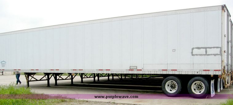 image for item 8072 1999 Wabash 53' dry van trailer