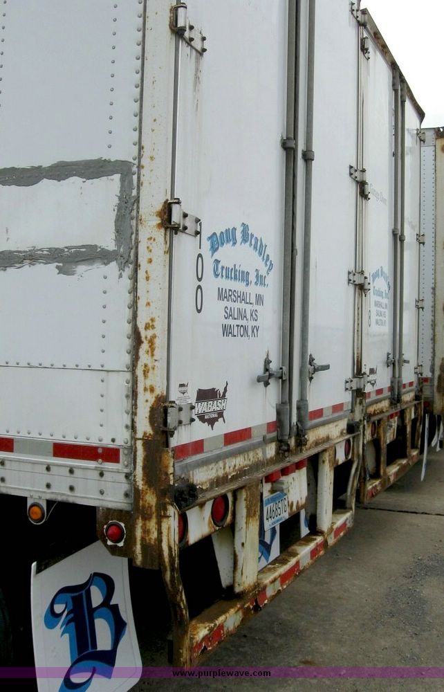 image for item 8072 1999 Wabash 53' dry van trailer
