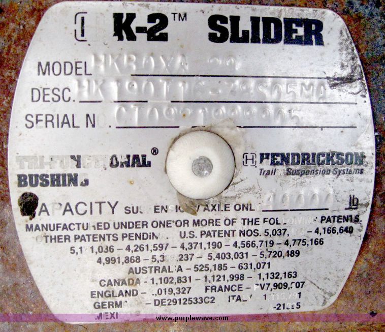 image for item 8074 2000 Trailmobile 53' dry van trailer