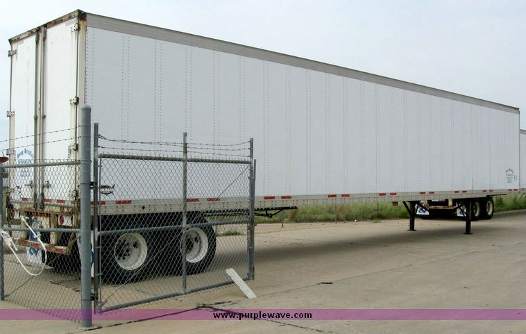image for item 8075 1999 Wabash 53' dry van trailer