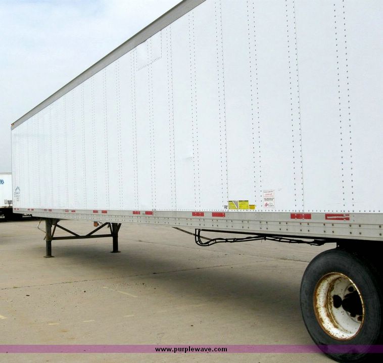 image for item 8075 1999 Wabash 53' dry van trailer