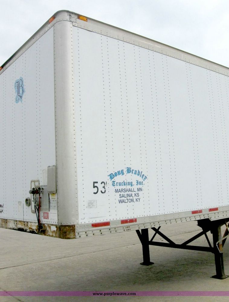 image for item 8075 1999 Wabash 53' dry van trailer
