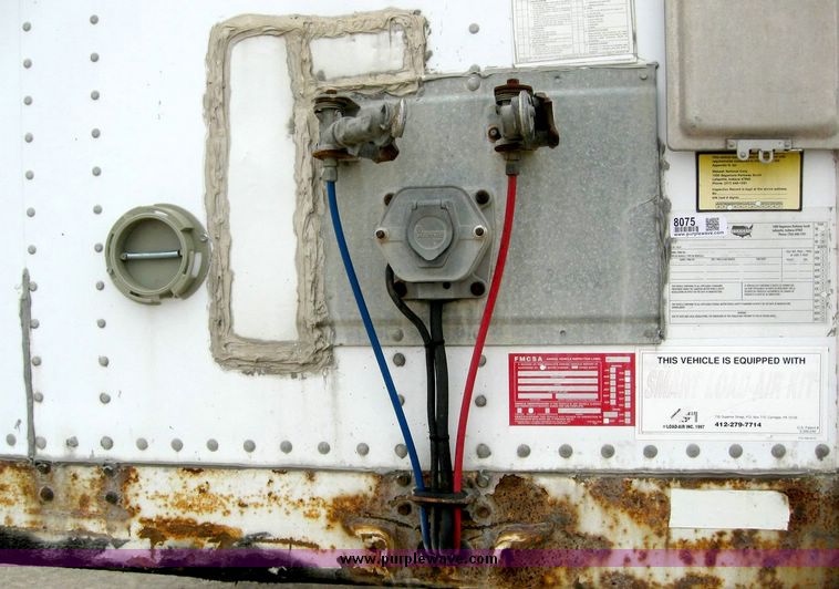 image for item 8075 1999 Wabash 53' dry van trailer