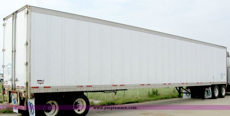 image for item 8076 1999 Wabash 53' dry van trailer