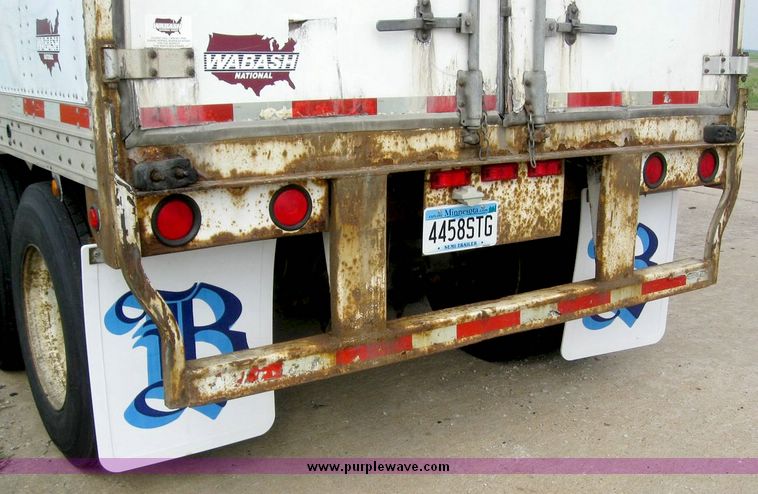 image for item 8076 1999 Wabash 53' dry van trailer