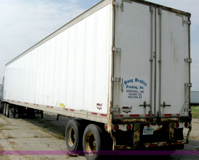 image for item 8077 1999 Wabash 53' dry van trailer