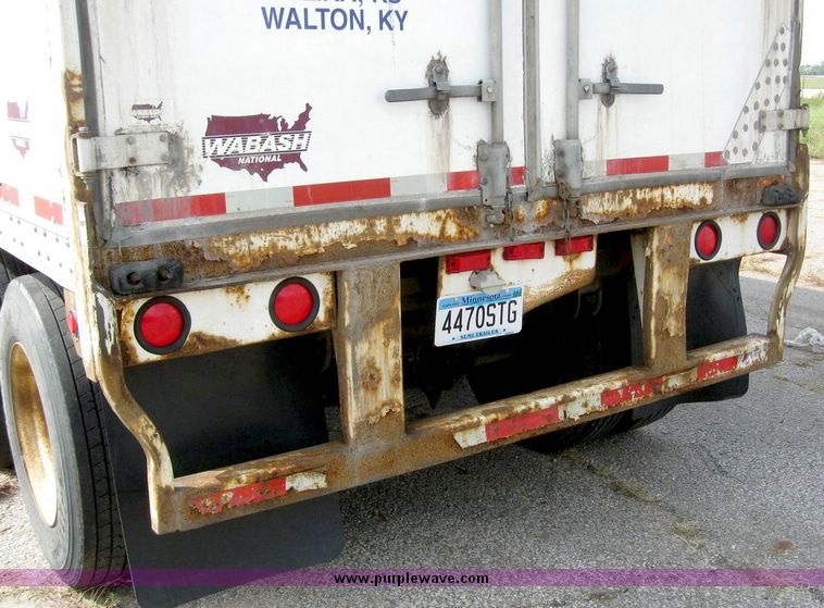 image for item 8077 1999 Wabash 53' dry van trailer