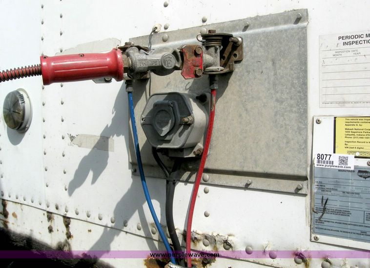 image for item 8077 1999 Wabash 53' dry van trailer