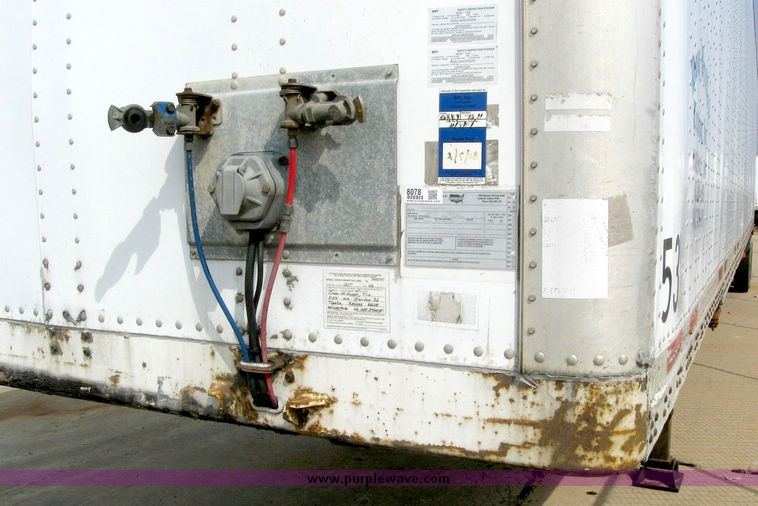 image for item 8078 1999 Wabash 53' dry van trailer