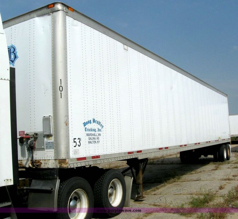 image for item 8079 1999 Wabash 53' dry van trailer