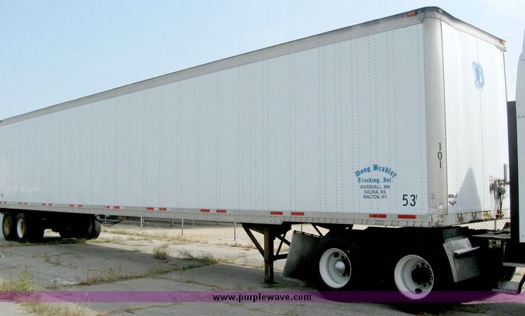 image for item 8079 1999 Wabash 53' dry van trailer
