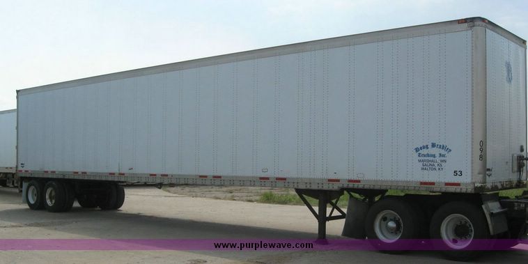 image for item 8082 1999 Wabash 53' dry van trailer