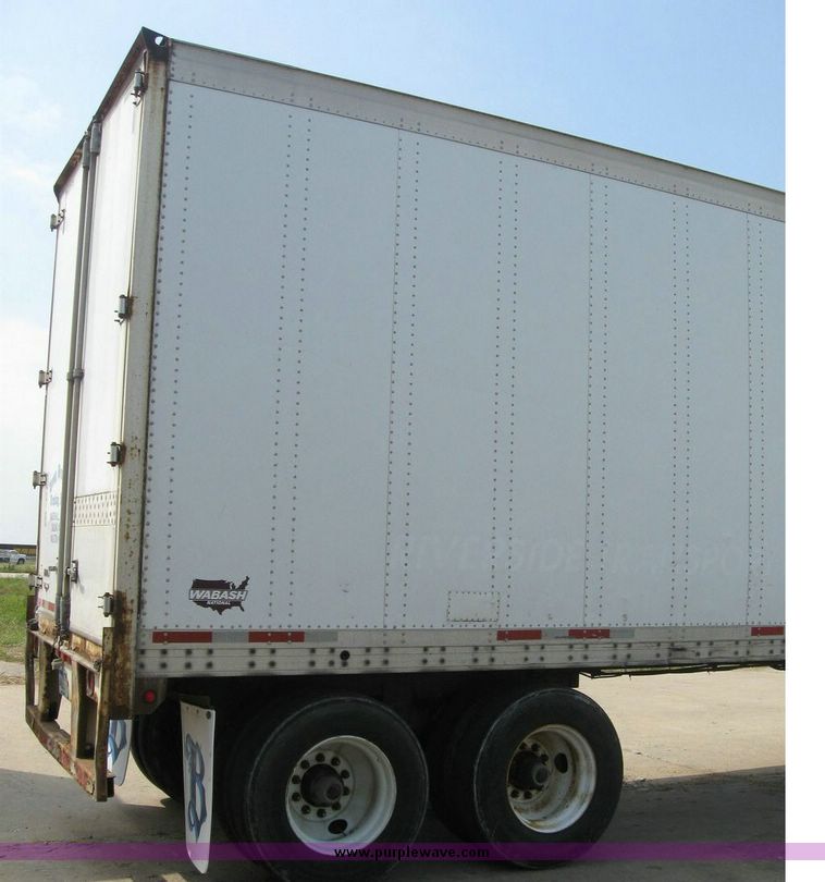 image for item 8082 1999 Wabash 53' dry van trailer