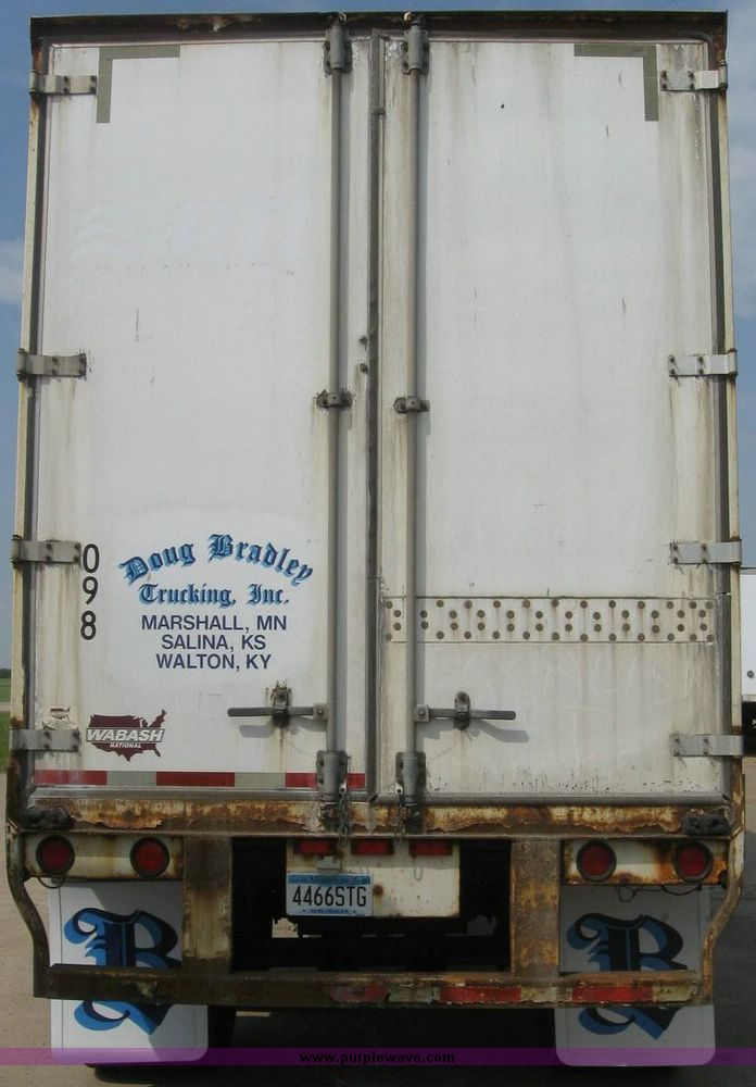 image for item 8082 1999 Wabash 53' dry van trailer