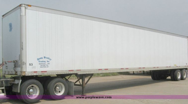 image for item 8084 1999 Wabash 53' dry van trailer
