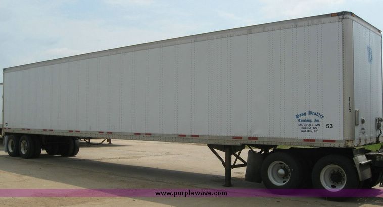 image for item 8084 1999 Wabash 53' dry van trailer