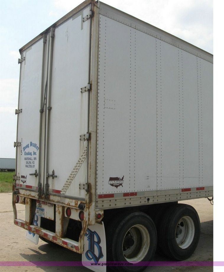 image for item 8084 1999 Wabash 53' dry van trailer
