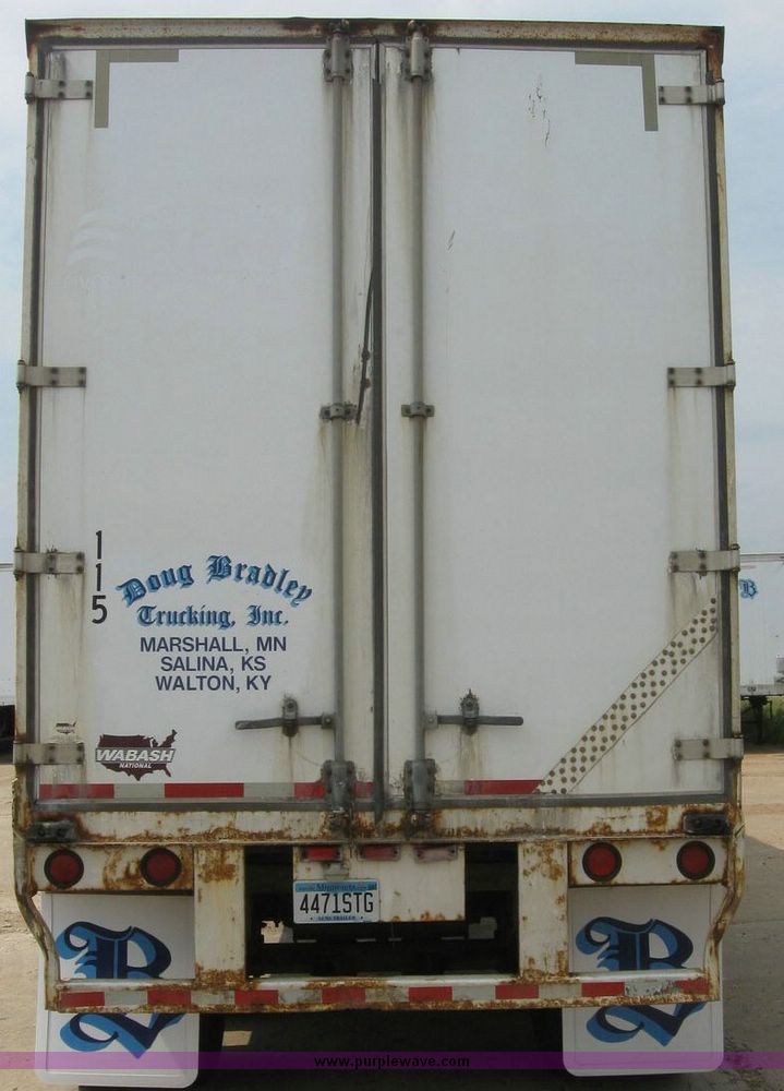 image for item 8084 1999 Wabash 53' dry van trailer