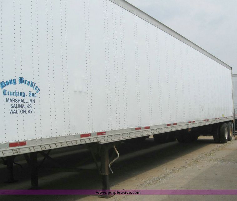 image for item 8085 1999 Wabash 53' dry van trailer