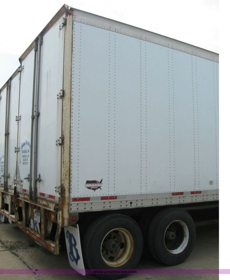 image for item 8085 1999 Wabash 53' dry van trailer