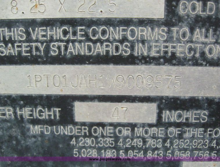 image for item 8086 1998 Trailmobile 53' dry van trailer