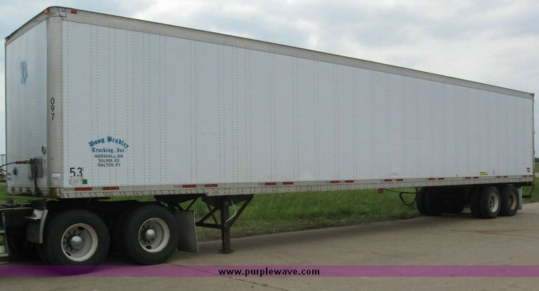 image for item 8088 1999 Wabash 53' dry van trailer