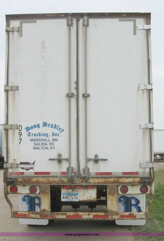 image for item 8088 1999 Wabash 53' dry van trailer