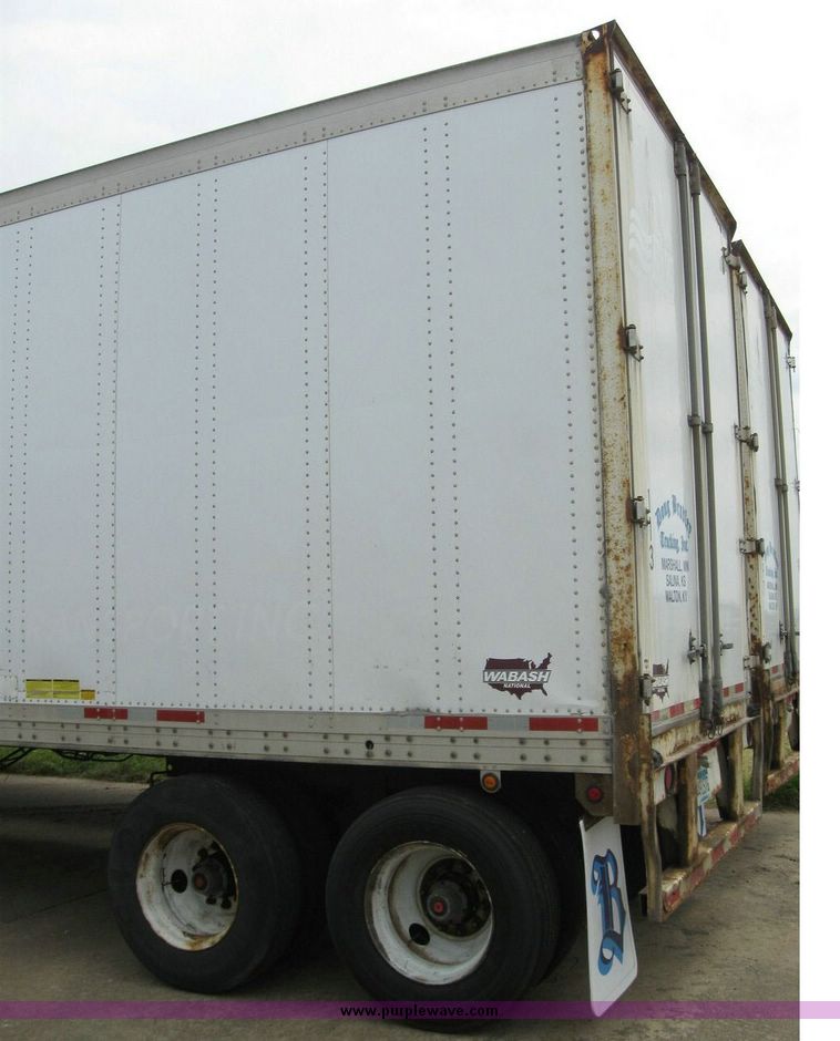 image for item 8089 1999 Wabash 53' dry van trailer