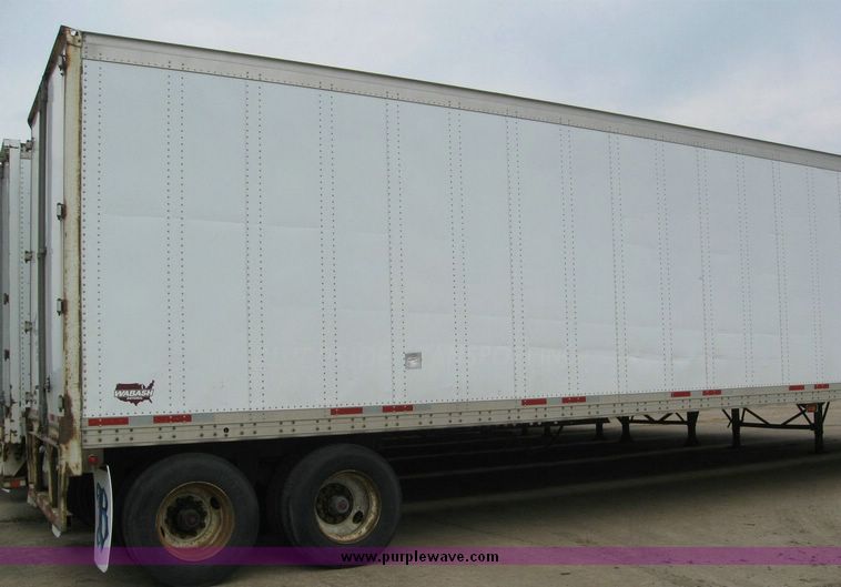 image for item 8089 1999 Wabash 53' dry van trailer