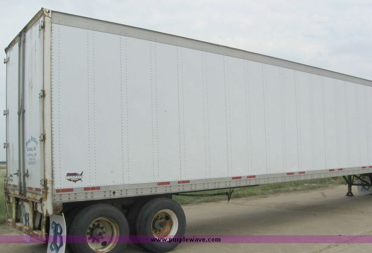 image for item 8091 1999 Wabash 53' dry van trailer