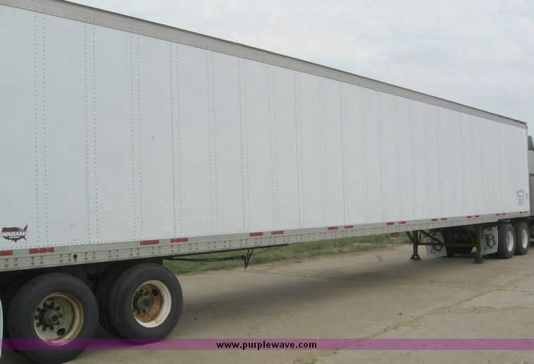 image for item 8091 1999 Wabash 53' dry van trailer